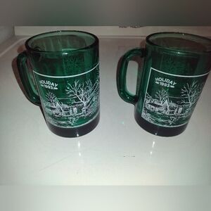 2 Holiday 1993 Coffee Cups